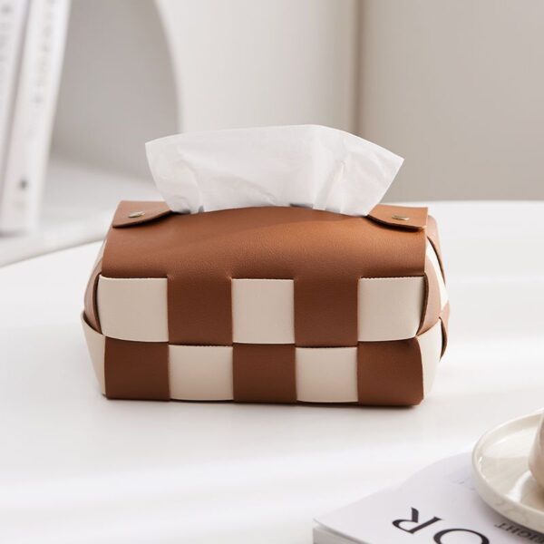 Checkerboard tissue box - 图片 3