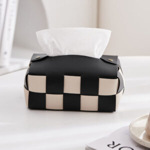 Checkerboard tissue box