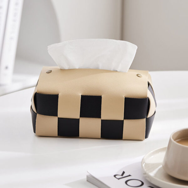 Checkerboard tissue box - 图片 2