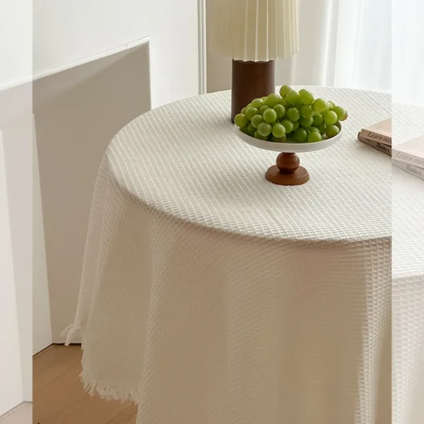 Cotton and linen tablecloth - 图片 4